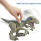 Mattel Jurassic World Primal Pal Blue with Spring-activated Action, Sound Effects Plus Neck, Shoulder, Tail and Feet Articulation for Added Play