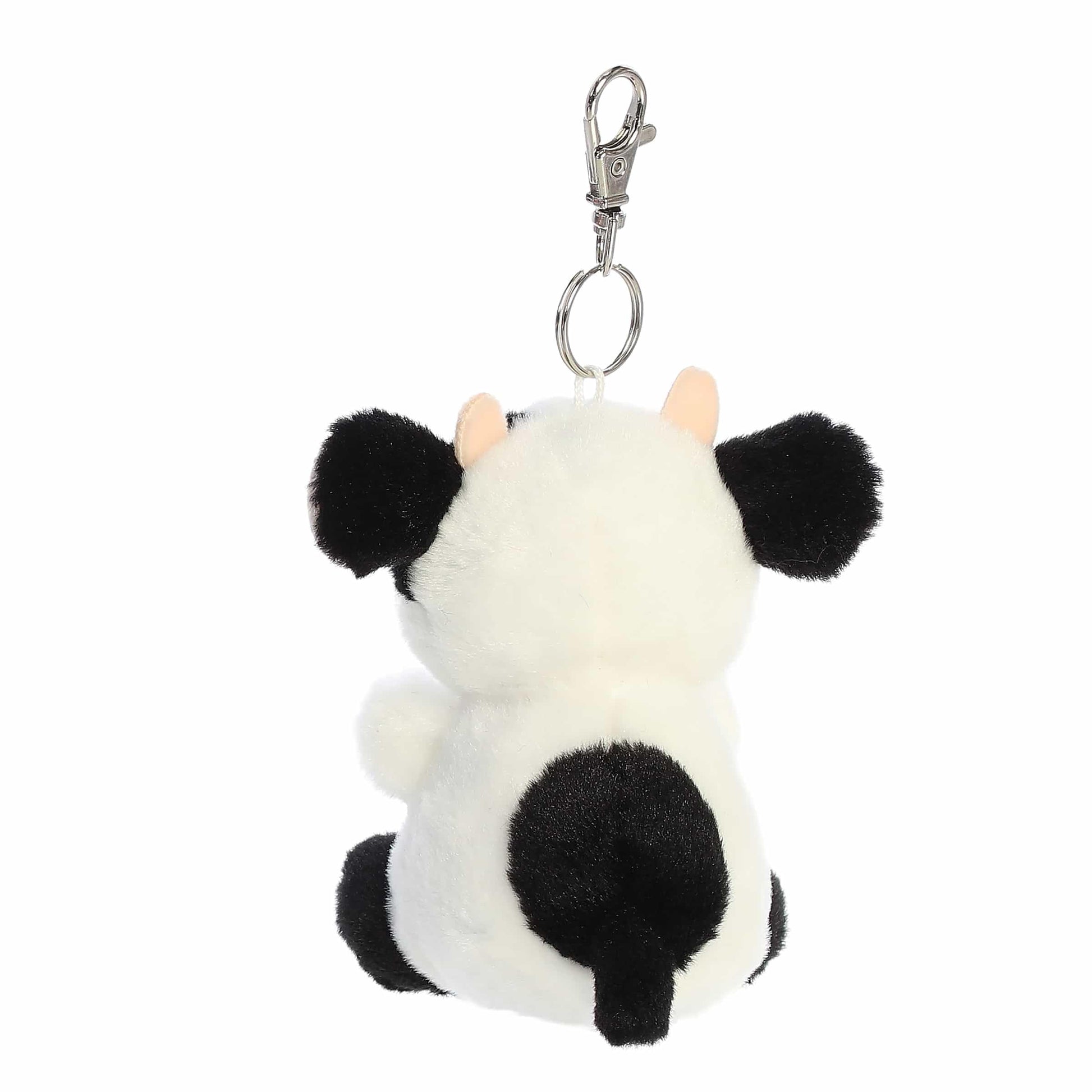 Aurora® Adorable Palm Pals™ Sweetie Cow™ Clip-On- Fun Collectible Plush for Kids and Adult Collectors - Perfect for Backpacks and Birthday Gifts