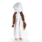 The Queen's Treasures 18 Inch Doll Clothes, Officially Licensed Little House on The Prairie Sleepwear Outfit. Full Length Nightgown and Nightcap