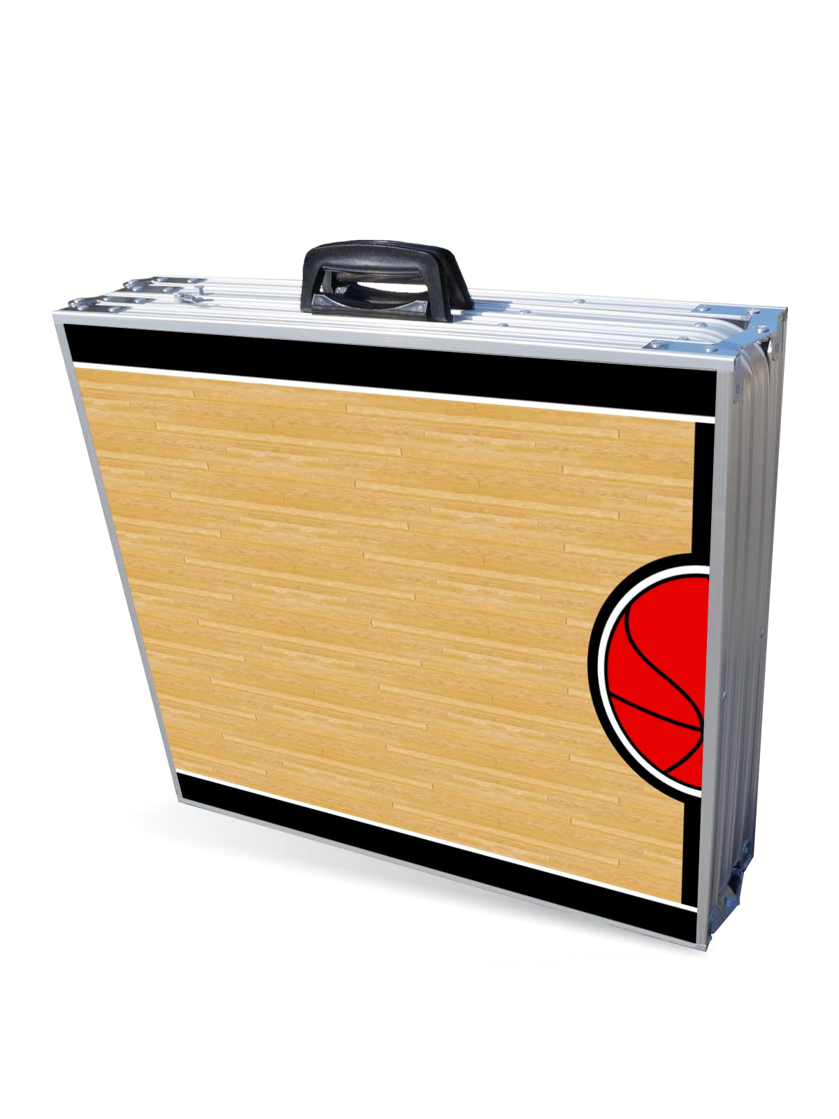 8-Foot Professional Beer Pong Table w/Cup Holes - Portland Basketball Court