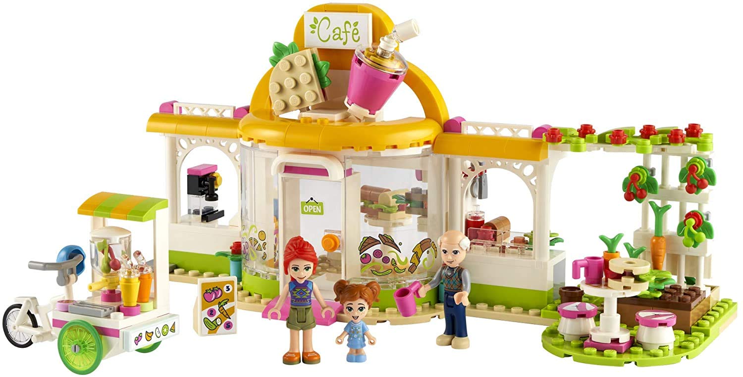LEGO Friends Heartlake City Organic Café 41444 Building Kit; Modern Living Set for Kids Comes Friends Mia, New 2021 (314 Pieces)