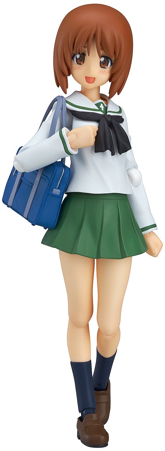 Max Factory Girls Und Panzer: Miho Nishizumi Figma Action Figure (School Uniform Version)