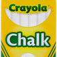 Crayola, 1 Pack of 12 chalk, White