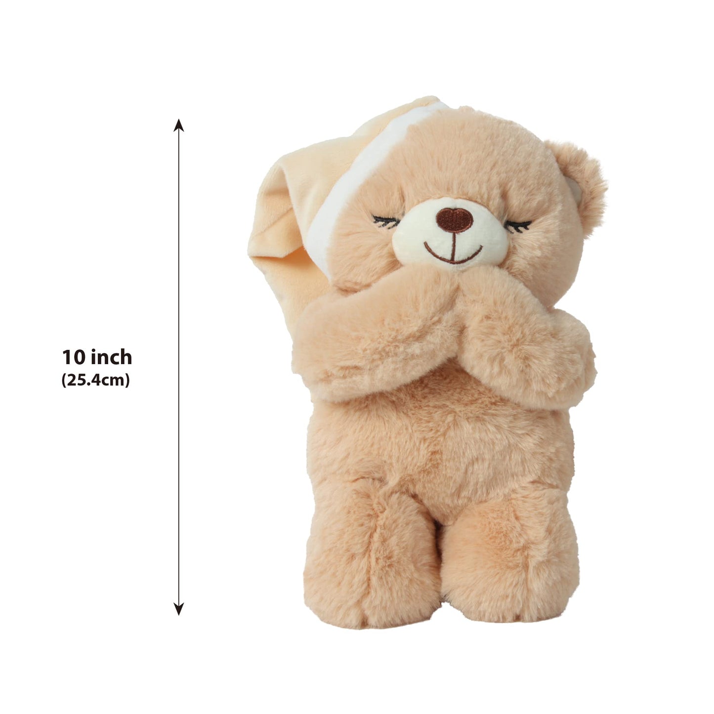 Linzy Plush 10" "Now I Lay ME Down to Sleep… Prayer Bear Plush Toys, Stuffed Animal, for Baby Boy Or Baby Girl