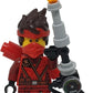 LEGO Ninjago: Kai The Island Minifigure with Flamethrower Torch and Tile