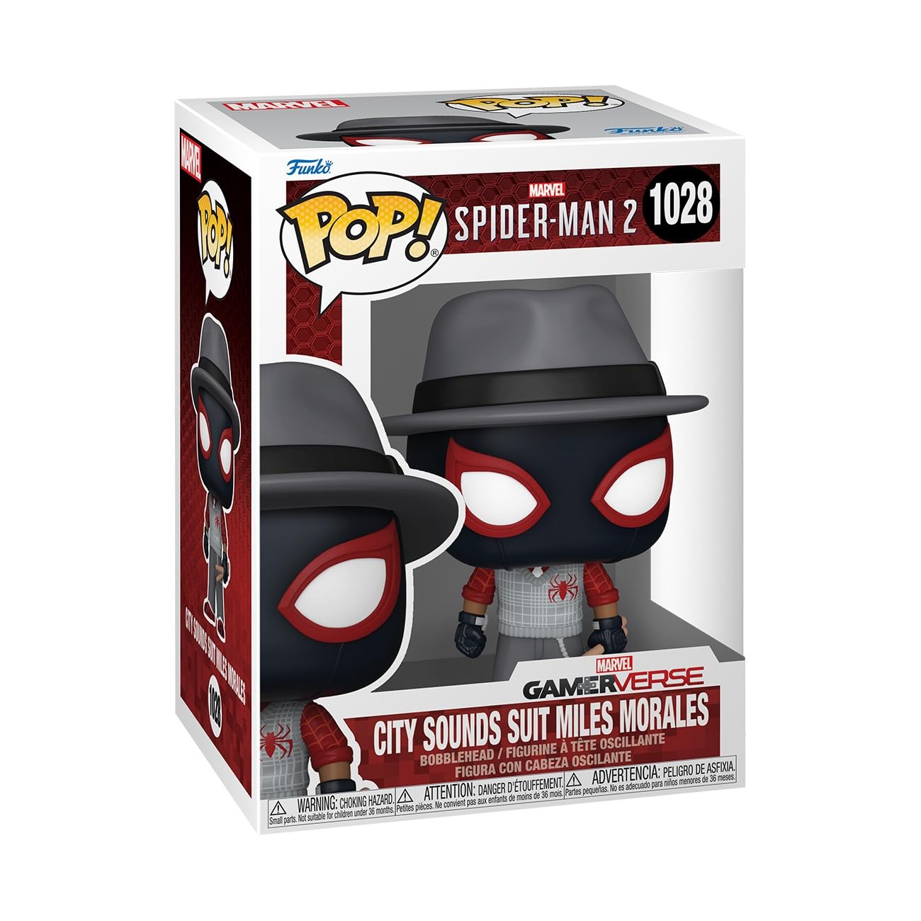 Funko POP Games: Gamerverse - City Sounds Miles - Spider-Man 2 Video Game - Collectable Vinyl Figure - Gift Idea - Official Merchandise - for Kids &