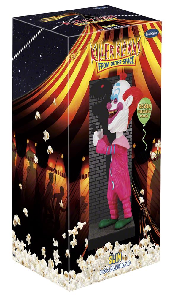 Royal Bobbles Killer Klowns from Outer Space - Slim Shadow Puppets - 8 Inches Tall - Collectible Bobblehead Statue