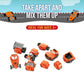 POPULAR PLAYTHINGS Magnetic Vehicles for Toddlers 1-3, Mix or Match Car Toys, Set of 3 Gift for Kids - Race Cars
