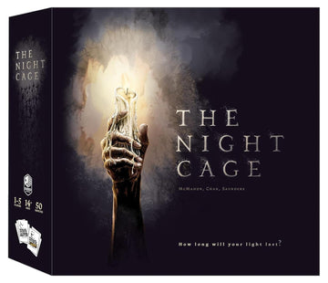 The Night Cage by Smirk and Dagger | Cooperative Candlelit Horror Strategy Game | Tile Laying Labyrinth Escape Adventure | for 1 to 5 Players | Ages