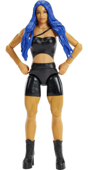 WWE Sasha Banks Basic Action Figure, Posable 6-inch Collectible for Ages 6 Years Old & Up