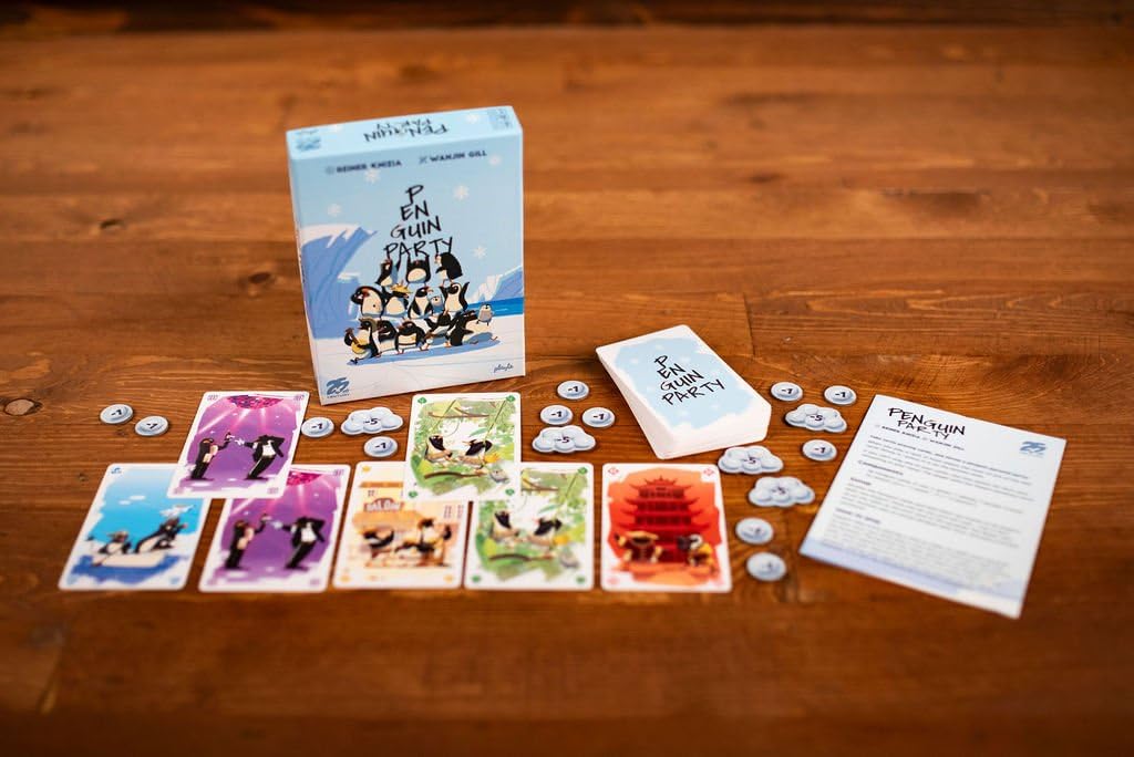 25th Century Games Penguin Party - A Strategic Card Game for Family Fun and Competitive Play