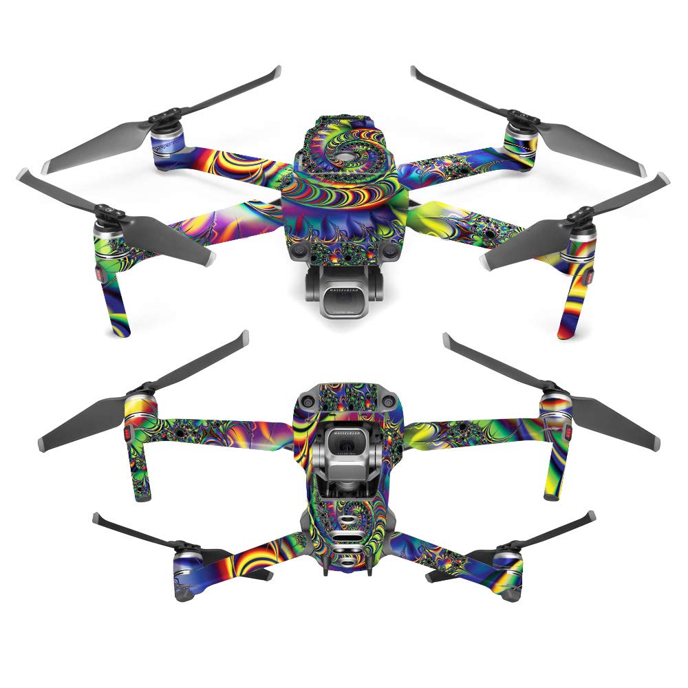 MightySkins Skin Compatible with DJI Mavic 2 Pro or Zoom - Acid | Protective, Durable, and Unique Vinyl Decal wrap Cover | Easy to Apply, Remove,