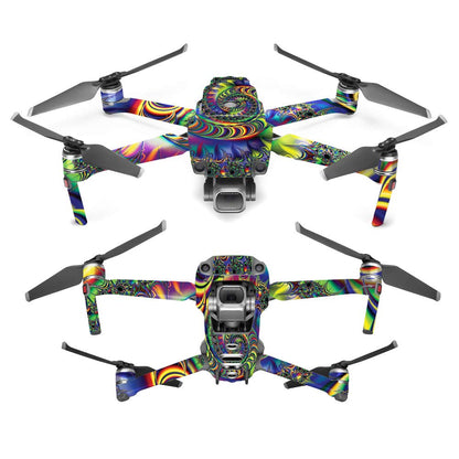MightySkins Skin Compatible with DJI Mavic 2 Pro or Zoom - Acid | Protective, Durable, and Unique Vinyl Decal wrap Cover | Easy to Apply, Remove,