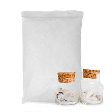 Podzly Decorative Bulk Craft Sand - 5 lb White Fine Grain Sand for Crafts, Vases, Centerpieces, Wedding Décor, Party Displays, Classroom Activities