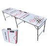 8-Foot Professional Beer Pong Table w/Cup Holes - New Jersey Hockey Rink