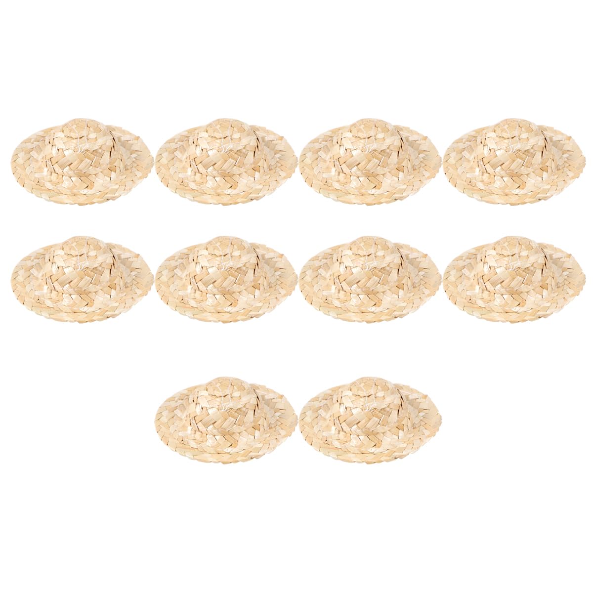Straw Hat Mini Hat Mini Hat Mexican Hat 10pcs Mini s Craft Doll s Ornaments for DIY Craft 8cm Mexican Hats Sombrero Mini Sombrero Hats Mini Sombrero