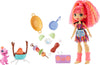 Mattel Cave Club Blazin' BBQ Adventure Playset with Emberly Doll (8 - 10-inch, Pink Hair), Dinosaur Pet and Storytelling Accessories with Cooking
