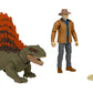 Jurassic World Dominion Dr Alan Grant & Dimetrodon Human and Dino Pack with 2 Action Figures, Toy Gift Set and Collectible