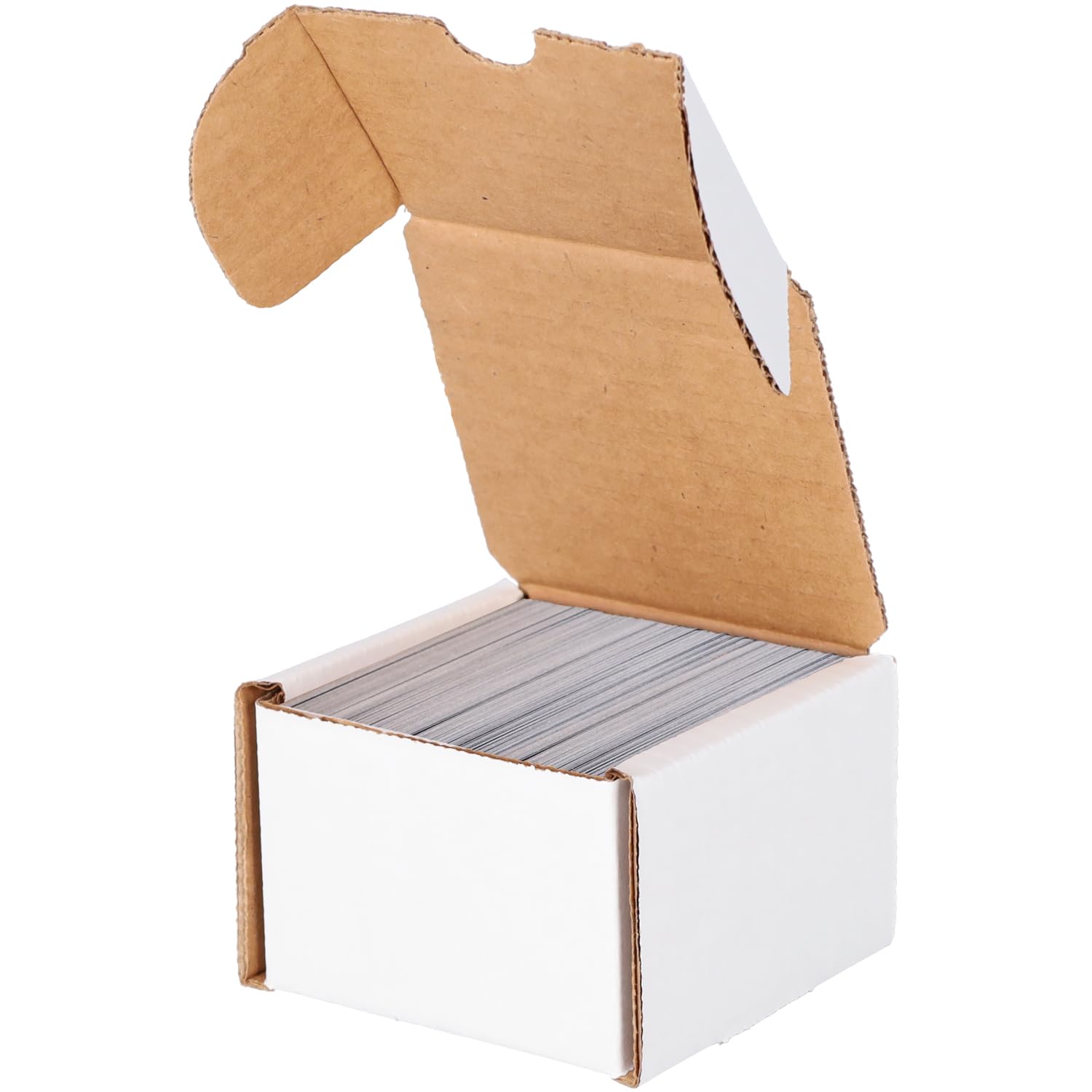 BCW 200 Count Trading Card Storage Box | Cardboard Organizer for Sports and Gaming Cards | Durable 200 lb. Test Strength | Assembly Required | 10 Pack
