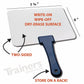 Trainers Warehouse Elite Classroom Set: 12 Double-Sided Dry-Erase White Response Boards | Ultra-Durable, Versatile Answer Paddles for Icebreakers