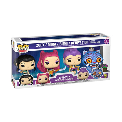 Funko POP! Animation: Netflix Netflix Kpop Demon Hunters 4 Pack