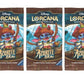 3 Packs Lorcana 12 Card Booster Pack Lorcana Azurite Sea