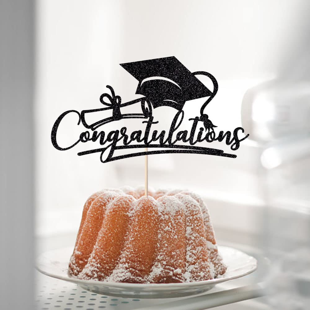 Sodasos Congratulations 2026 Graduation Cake Topper,Congrats Grad Decor