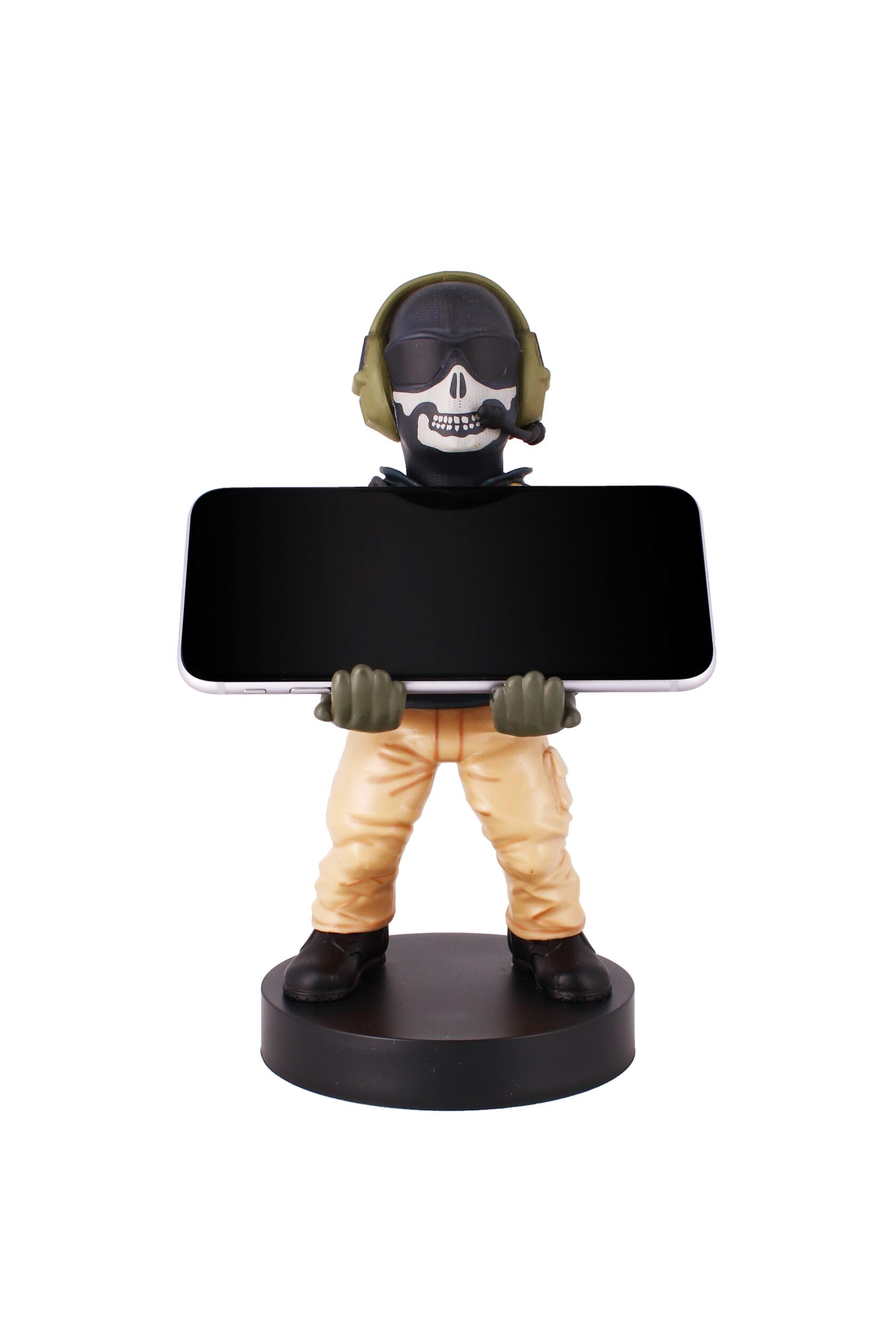 Exquisite Gaming Call of Duty Simon Ghost Riley Controller Holder, Phone Stand & Device Organizer, 8.5 in Licensed Figure