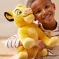 Disney Store Official Simba Medium Soft Toy for Kids, Cuddly Character with Fuzzy Texture and Embroidered Details, Furry Mane and Tail Tuft, Disney