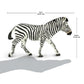 Safari Ltd. Zebra Figurine - Detailed 5.85" Plastic Model Figure - Fun Educational Toy for Boys, Girls & Kids Ages 1+