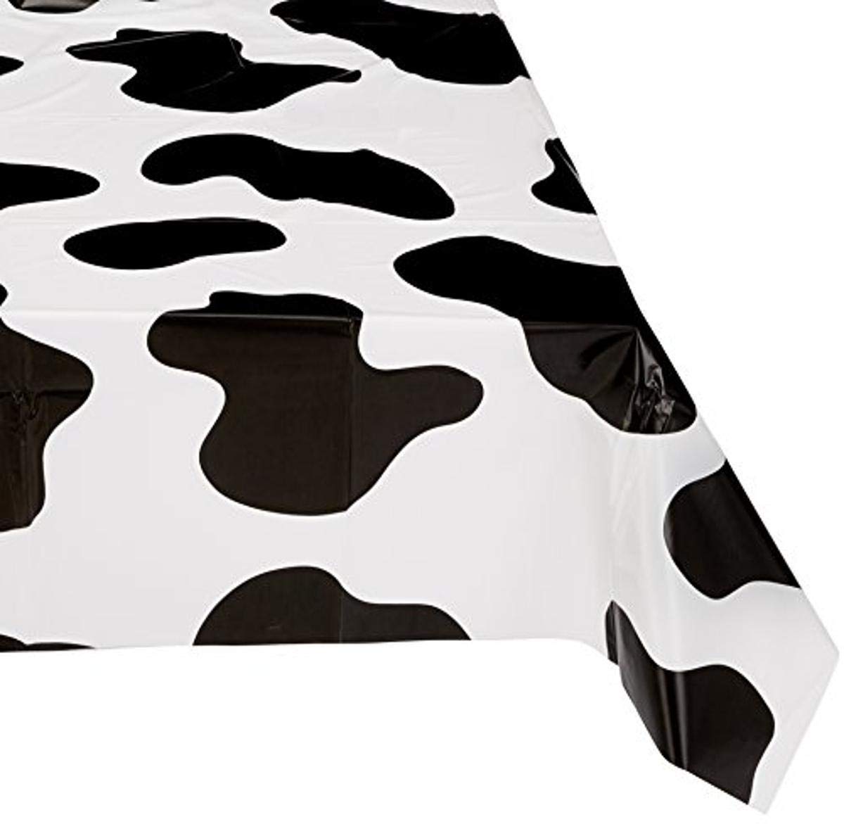 Rhode Island Novelty 54 Inch x 72 Inch Cow PNT Plastic Tablecloth One Per Order