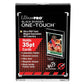 Ultra PRO ONE?Touch Magnetic Card Holder 35pt Black Border with UV Protection - 5 Pack Premium Trading Card Display Cases