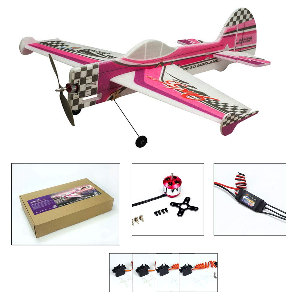 DW Hobby 3D Aerobatic EPP Airplane YAK55 800mm Wingspan 4CH Remote Controlled Aircraft (E1704)
