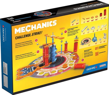 Geomag Mechanics 777 - Challenge Strike! Construction Game, 185 Pieces