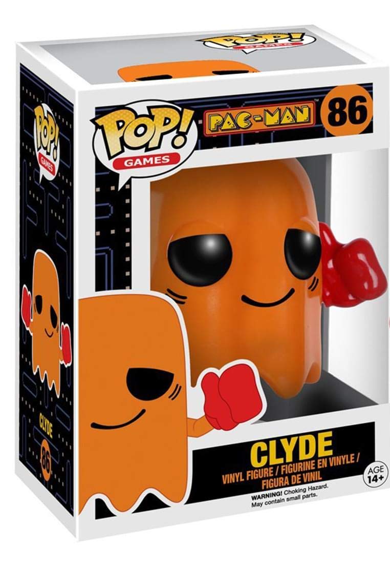 Funko POP Games: Pac-Man - Clyde Action Figure