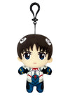 Great Eastern Entertainment Evangelion New Movie - Shinji Ikari (Plug Suit) Mini Plush Plush w/Hook Clip 4.5"