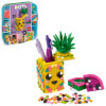 LEGO DOTS Pineapple Pencil Holder 41906 DIY Craft Decorations Kit, A Fun Craft kit for Kids who Like Arts and Crafts Projects, That Also Makes a Great