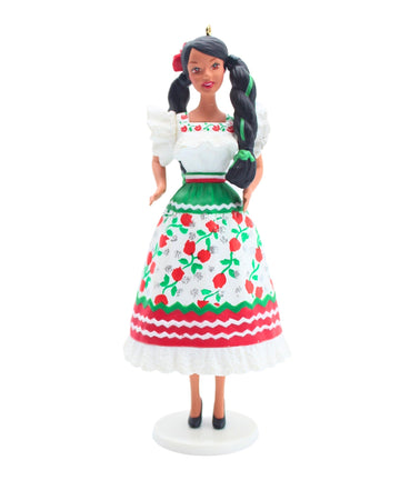 Hallmark Keepsake Ornament 1998 Mexican Barbie Dolls of the World