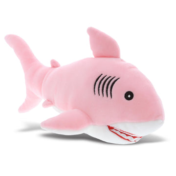 DolliBu Baby Soft Plush Pink Shark Toy - Stuffed Animal Shark Plush for Boys and Girls, Sea Animal Toys and Shark Gifts for Kids, Teens and Adults