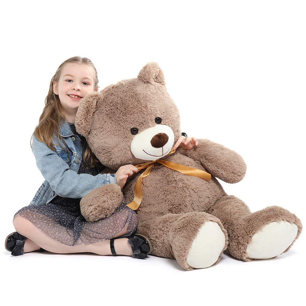 Tezituor Big Teddy Bear,40'' Giant Stuffed Animal Plush Toys,Life Size Teddy Bear Plushie Gifts for Adult & Children Kids Boys Girls or Kids,Soft Bear