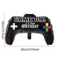 Gejoy 8 Pcs Game Controller Foil Balloons, 23.6 x 15.7 Inch Video Game Party Balloons for Gamer Birthday Party, Halloween, Video Games Themed