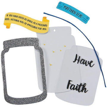 Mustard Seed Sign Craft Kit - Crafts for Kids and Fun Home Activities