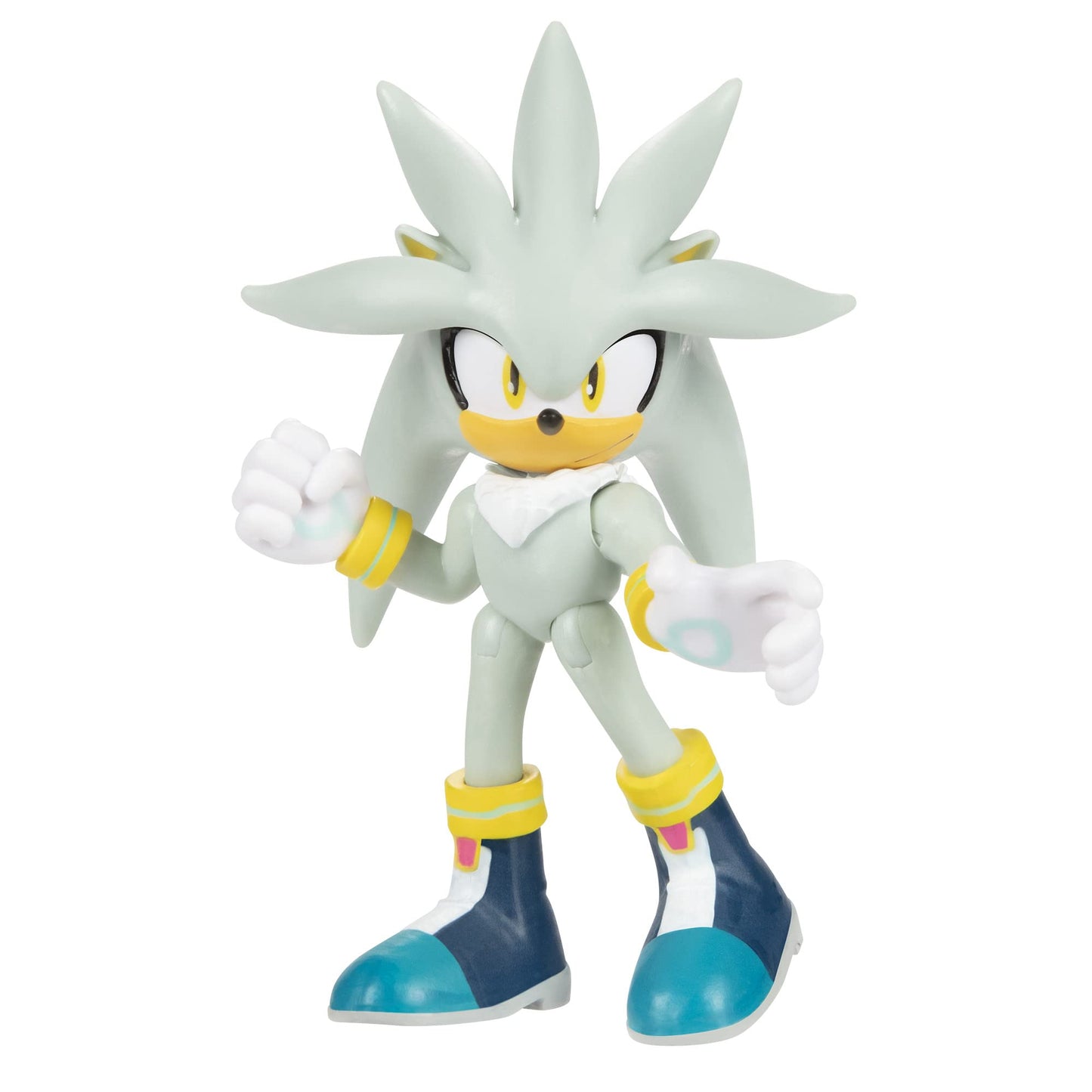 JAKKS Pacific Sonic The Hedgehog 2.5-Inch Action Figure Modern Silver Collectible Toy