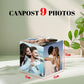 Personalized Photo Cube, Foldable 3D Rotating Custom Photo Cube Holds 9 Pictures - Funny & Sentimental Gift for Family Friends on Christmas, Birthday