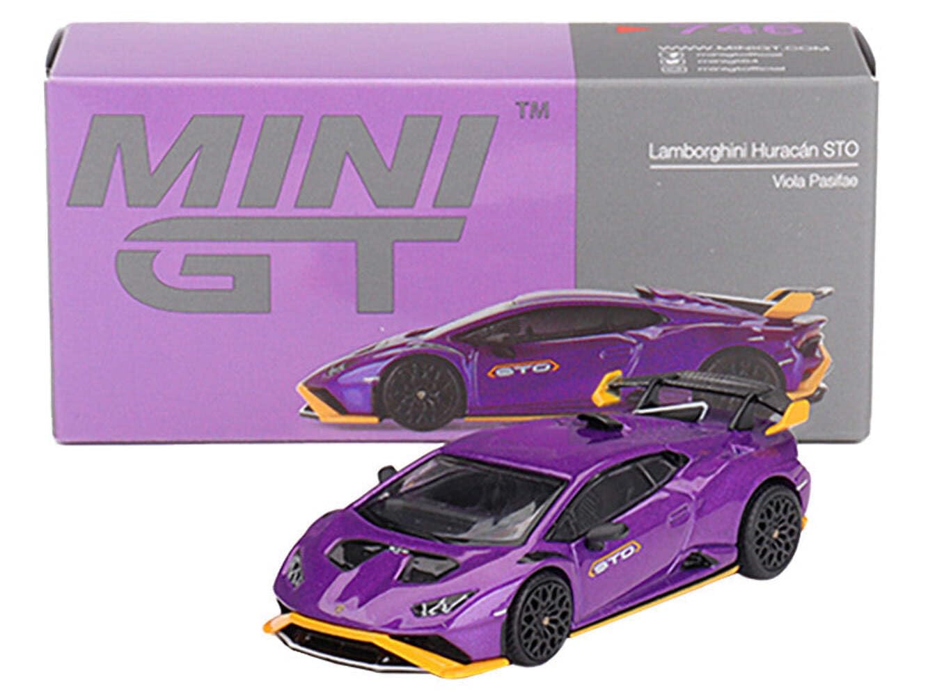 (Pre-order) Mini GT Lamborghini Huracán STO - Viola Pasifae