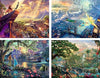 Ceaco - Thomas Kinkade Disney Dreams Collection - 4 Pack 500 Piece Puzzles