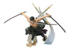 TAMASHII NATIONS Bandai Figuarts Zero Roronoa Zoro Battle Version Rengoku Onigiri Action Figure