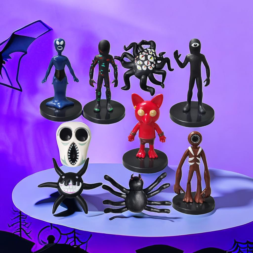 PIKATANG 9 PCS Action Figure Toys Model Dolls Children's Gifts Halloween Thanksgiving Christmas Birthday Party Toys