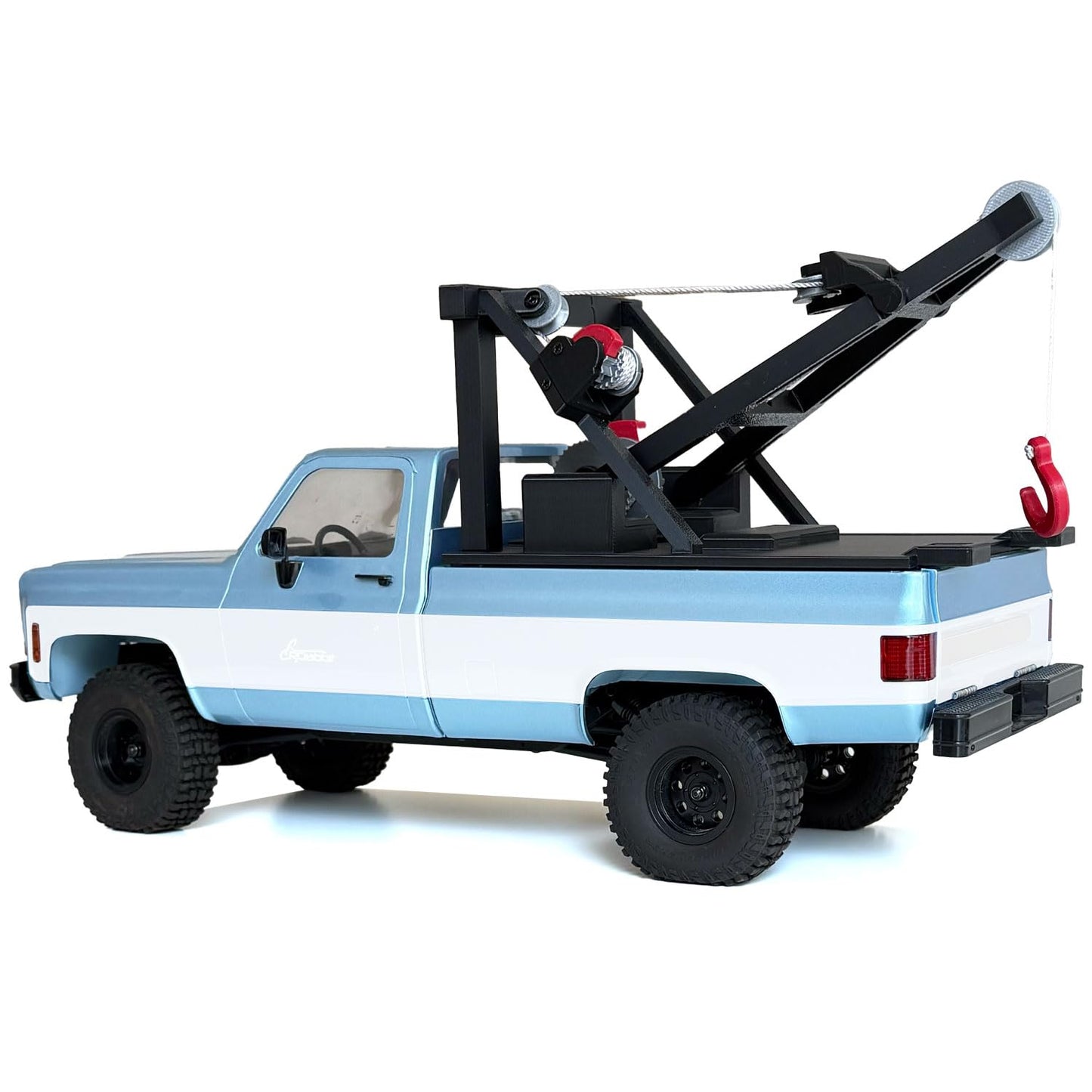 Wrecker Truck Bed Upgrade Parts for FCX18 K10 / EAZYRC Glacier RC Crawler?No Vehicles Included - Black