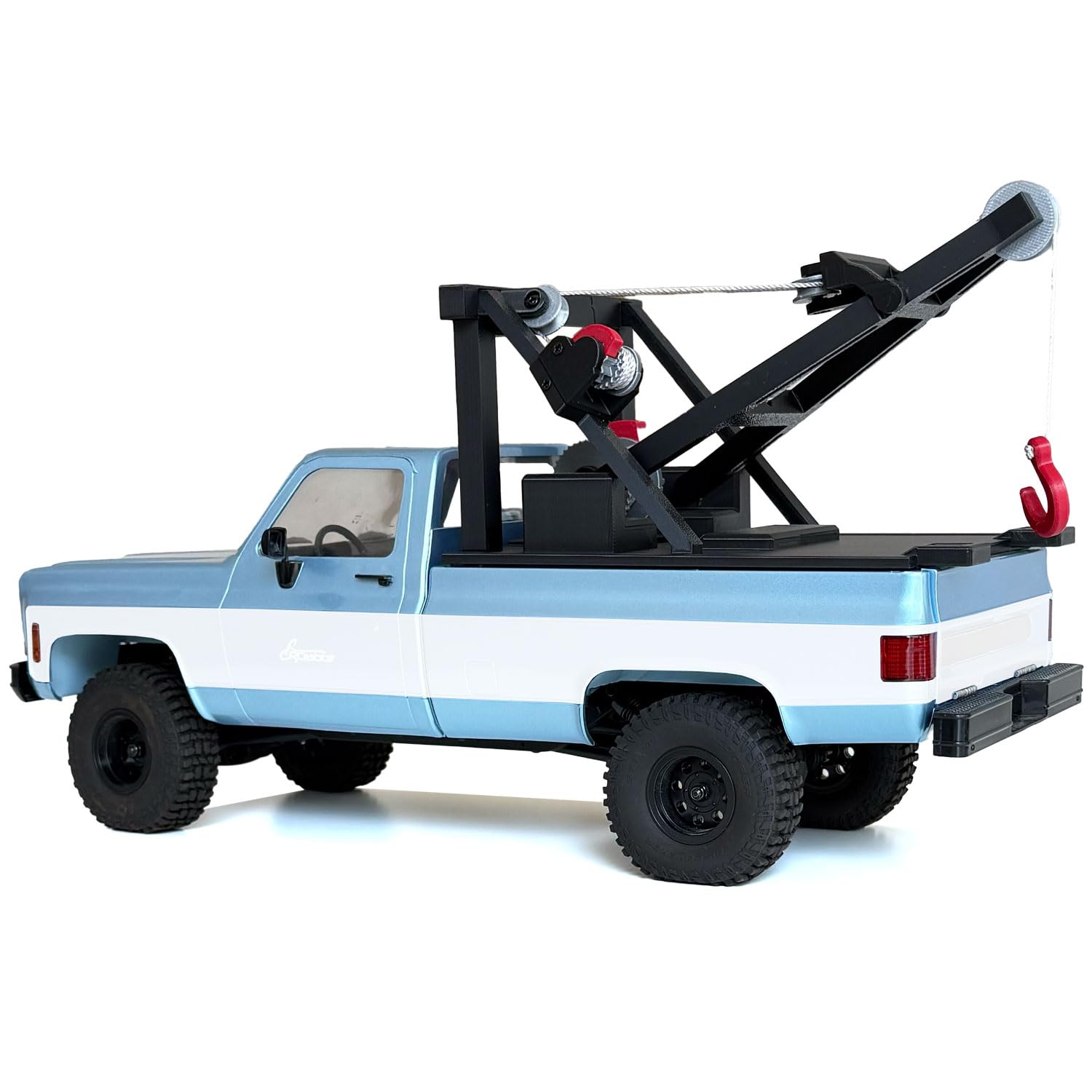 Wrecker Truck Bed Upgrade Parts for FCX18 K10 / EAZYRC Glacier RC Crawler?No Vehicles Included - Black